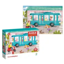 Puzzle 60 el. In a trolleybus Dodo
