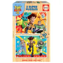 Puzzle drewniane 2 x 50 el. Toy Story 4 Educa