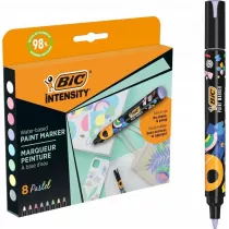 Bic Markery akrylowe Intensity Pastel Paint mix 8szt
