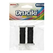 Brewis Druciki florystyczne czarne 20m