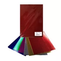 Galeria Hobby Tektura falista kolorowa metaliczna 25x35 cm, 6 arkuszy