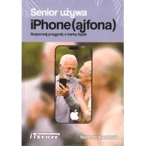 Senior u�ywa iPhone (ajfona). Rozpocznij przygod� z mark� Apple