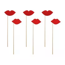 PartyDeco Karteczki usta