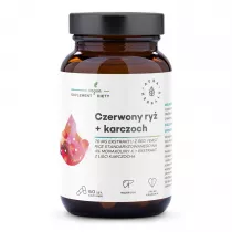 Aura Herbals Czerwony ry + karczoch Suplement diety 60 kaps.