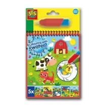 Kolorowanka wodna z pdzelkiem - Farma