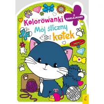 Kolorowanka z wykrojnikiem. M�j �liczny kotek