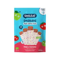 Smileat Lody owocowe do mroenia o smaku truskawki i jabka 6 m+ 5 x 50 g