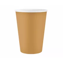 Godan Kubeczki papierowe z�ote 250ml 6 szt.