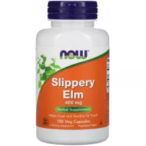 Now Foods Slippery Elm 400 mg Suplement diety 100 kaps.