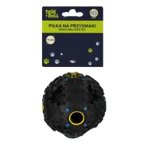 Pi�ka dla psa z d�wi�kiem 9cm na przysmaki czarna TRIK&ROLL 560874