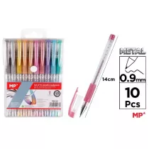 Mp Main Paper D�ugopis metaliczny 10 kolor�w 10 szt.