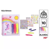 Mp Main Paper Zestaw do kolorowania z naklejkami Unicorn