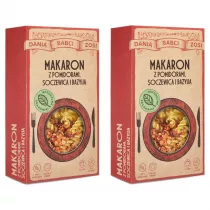 Dania Babci Zosi Makaron z pomidorami, soczewic i bazyli Zestaw 2 x 180 g