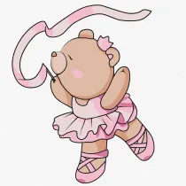 Malowanie po numerach - Balerina Kids 25x25cm Ideyka