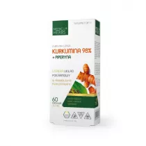 Medica Herbs Kurkumina + piperyna Suplement diety 60 kaps.