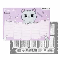 Starpak Plan lekcji z tabliczk� mno�enia Kitty 25 szt.