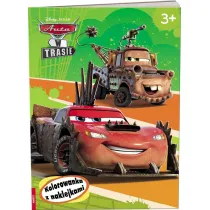 Disney Pixar Auta w trasie Kolorowanka z naklejkami NA-9144