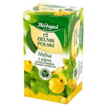 Herbapol Herbatka ziołowo-owocowa Melisa z pigwą Zielnik Polski 20 x 1,75 g