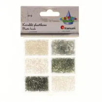 Titanum Koraliki plastikowe 6 rozmiar�w 32g