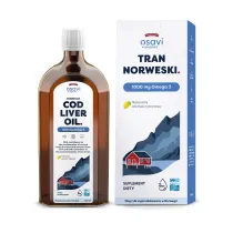 Osavi Tran Norweski 1000 mg cytrynowy Suplement diety 968 g