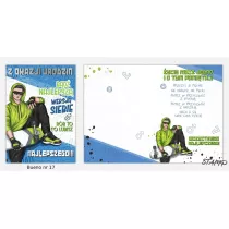 Stamp Karnet Bueno B6 + koperta wz�r nr 17 Urodziny