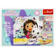 Puzzle 20 miniMaxi Kolorowy dzie Gabby 1 TREFL