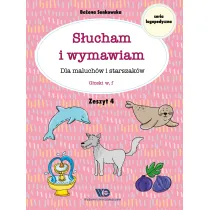 S�ucham i wymawiam. Zeszyt 4. Dla maluch�w i starszak�w. G�oski w, f