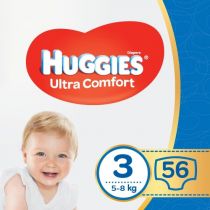 Huggies Pieluchy Jumbo 3 Ultra Comfort (5-8 kg) 56 szt.