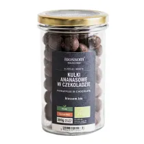 Kulki ananasowe w czekoladzie bezglutenowe