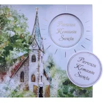 Karnet KW Komunia �w., rozk�adany mix