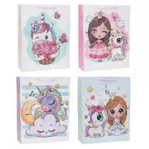 Rozette Torebka z brokatem Unicorn 31x42x12cm mix