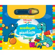 Odkrywaj kolory z wodnym pisakiem. Dinozaury