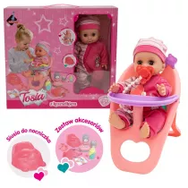Lalka z krzese�kiem do karmienia Askato
