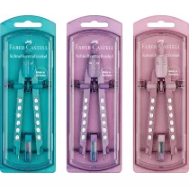 Faber-Castell Cyrkiel Factory Sparkle mix