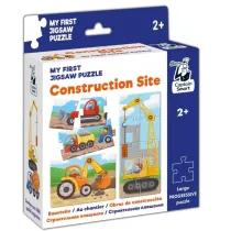 Puzzle Captain Smart. Construction Site. My First... Kapitan Nauka
