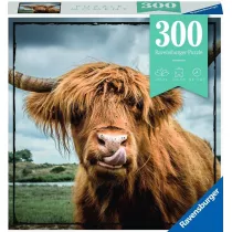 Puzzle 300 el. Moment. Szkocka krowa Ravensburger