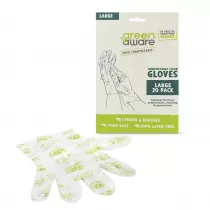 Greenaware Kompostowalne rkawiczki jednorazowe, rozm. L 20 szt.
