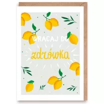 Cardie Kartka okoliczno�ciowa �yczenia zdrowia cytryny