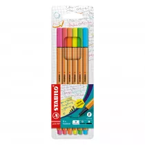 Stabilo Cienkopisy Point 88 Neon 6 szt.