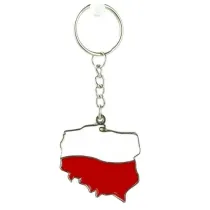 Abino Brelok metalowy Polska kontur