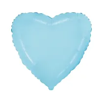 Balon foliowy Serce (niebieskie delikatne 45cm