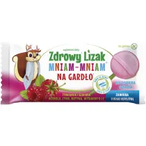 Starpharma Lizak o smaku malinowym na gard�o bezglutenowy - suplement diety 6 g