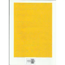 Artdruk Litery samoprzylepne 2,5 cm 8 arkuszy ��ty