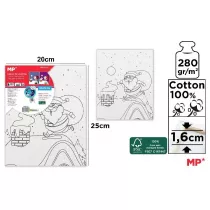 Mp Main Paper P��tno do malowania Miko�aj 20x25cm