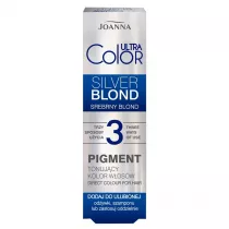 Joanna Ultra Color Pigment tonujcy kolor wosw Srebrny Blond 100 ml