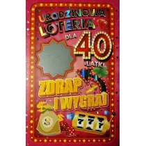Yeku Karnet Urodziny 40 damskie