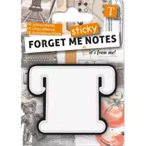 If Forget me sticky. Notes kart samoprzylepne litera T czarny