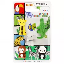 Gumka do mazania 3D puzzle Safari Starpak