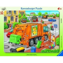 Puzzle ramkowe 35 el. mieciarka Ravensburger