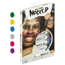 Carioca Kredki do twarzy MaskUP metaliczne 6 kolorw